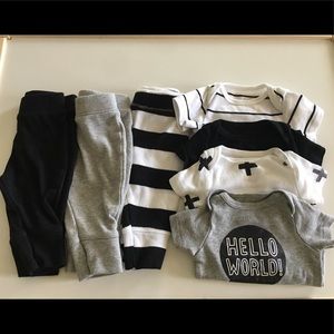 Newborn pants and onesies